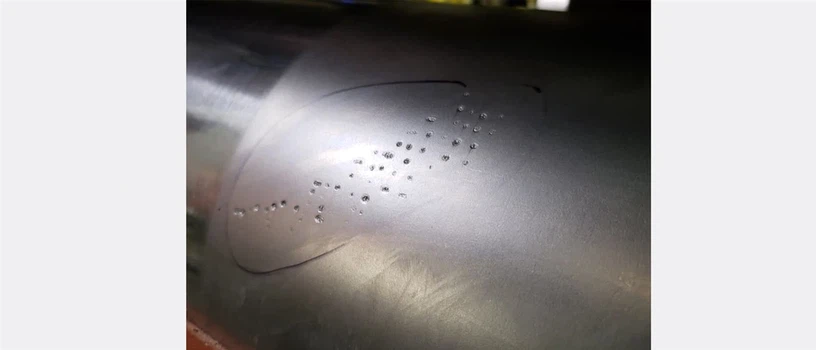 Plating film pitting Plating film pitting